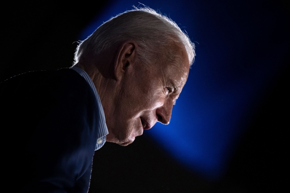 US President Joe Biden during an event at the Stupak Community Center in Las Vegas, Nevada, on March 19, 2024. Photo Credit: Brendan Smialowski / AFP.