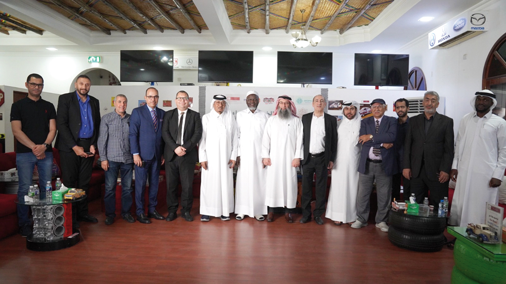 Dr. Saif bin Ali Al Hajari (sixth left) with other officials during the event. 