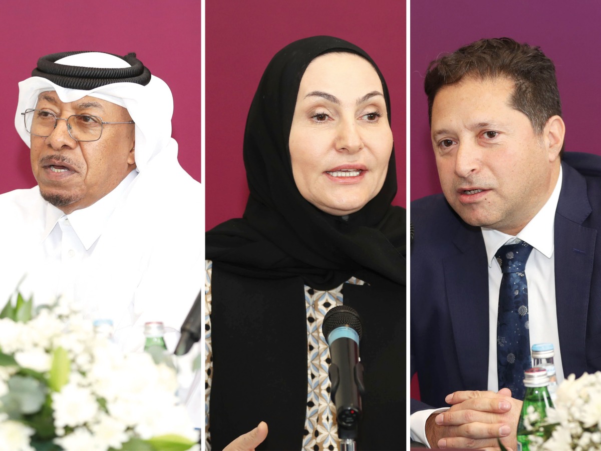 From left: Dr. Saif Ali Al Hajri, Prof. Rana Sobh and Jack Saba