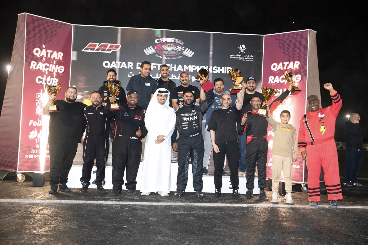 QRC Director Sheikh Jabor bin Khalid Al Thani honoured the podium winners of third round.