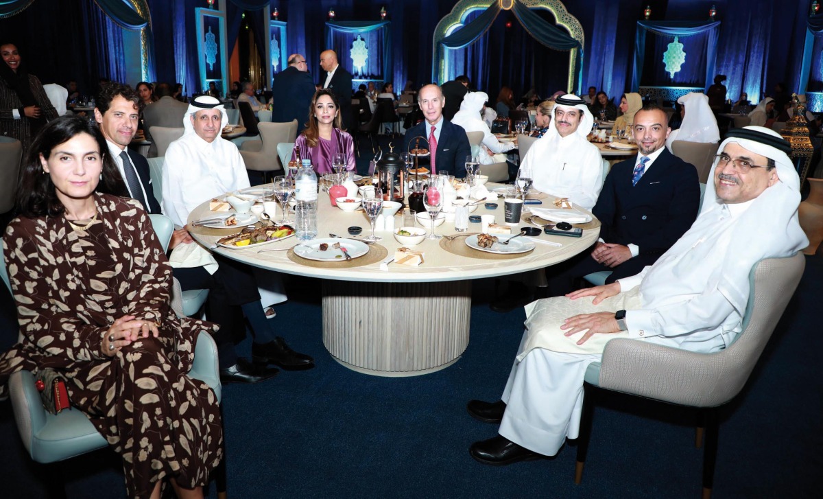 Qatar Cancer Society  and Houston Methodist officials during the “Ghabgat AlAmal” event.