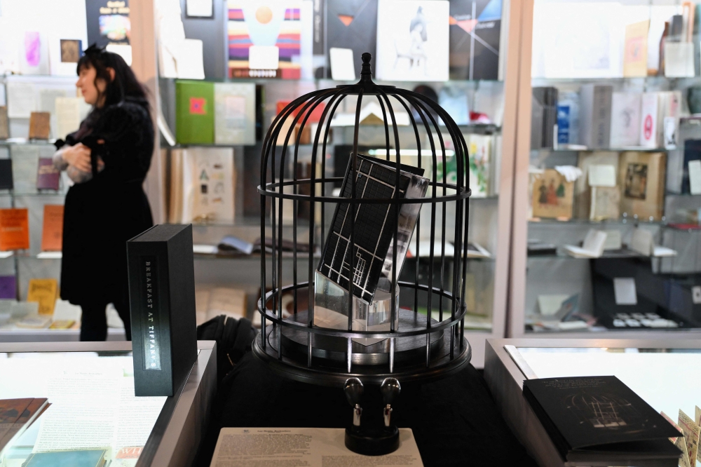 A custom binding of a signed, first-edition of 