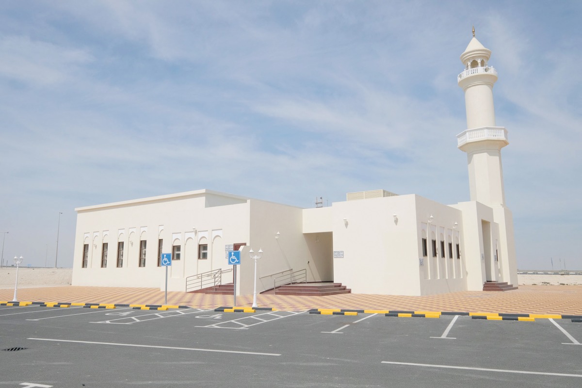 The newly opened mosque in Umm Al Hawaya.
