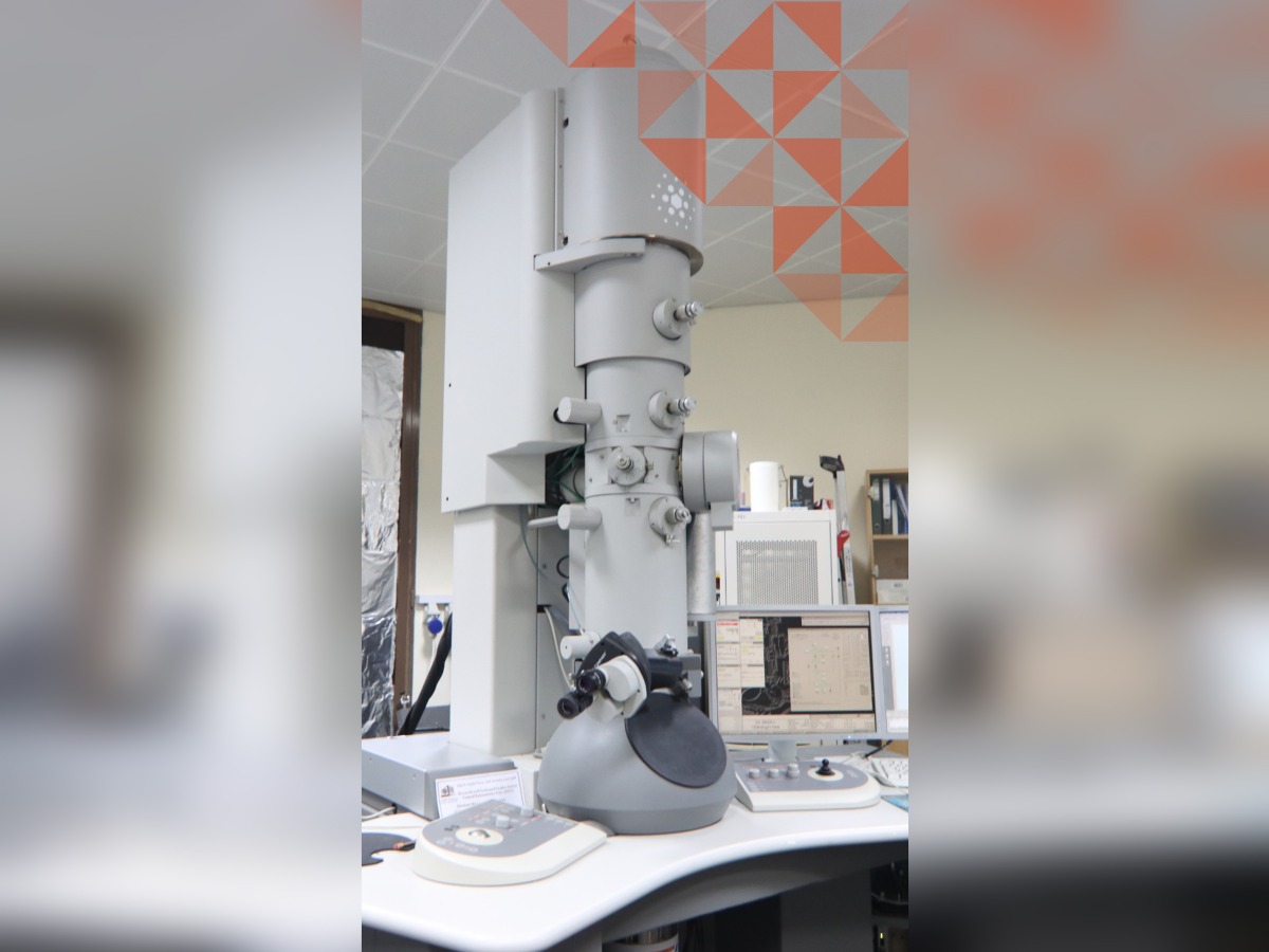 A Transmission Electron Microscope.