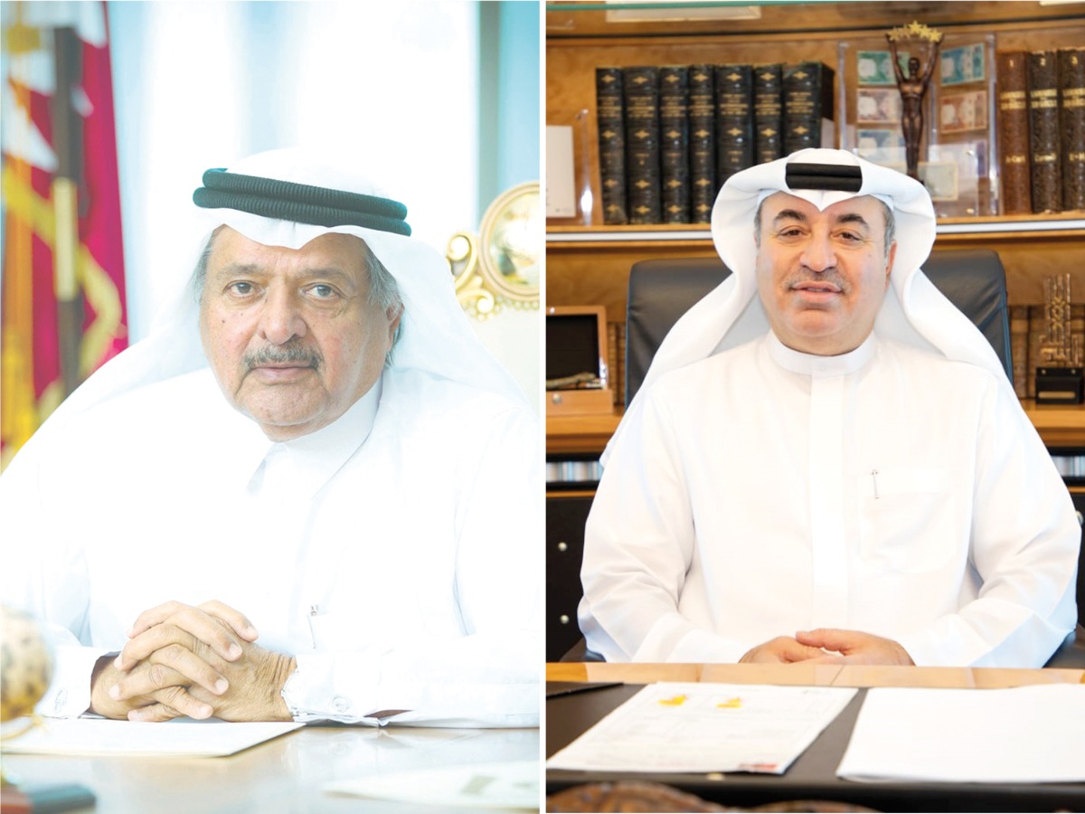 H E Sheikh Faisal bin Qassim Al Thani (left), Chairman of the Board of Directors of the Gulf Qatari Classic Cars Association and Omar Al Fardan, Vice President of Gulf Qatari Classic Cars Association 