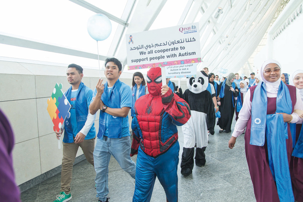 Children taking part in a previous Autism Awareness Family Fun Day