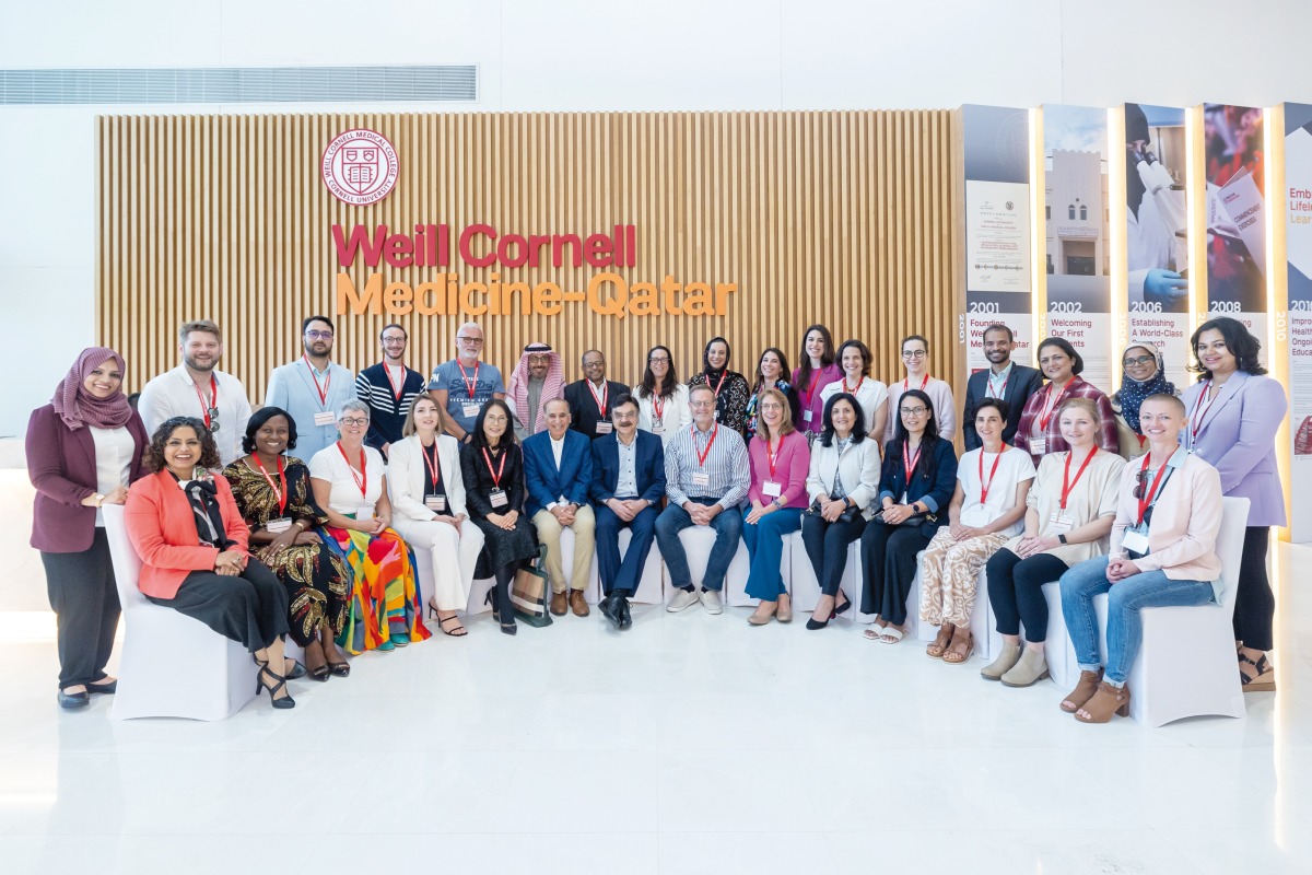 Healthcare experts from all over the world at WCM-Q during the symposium.