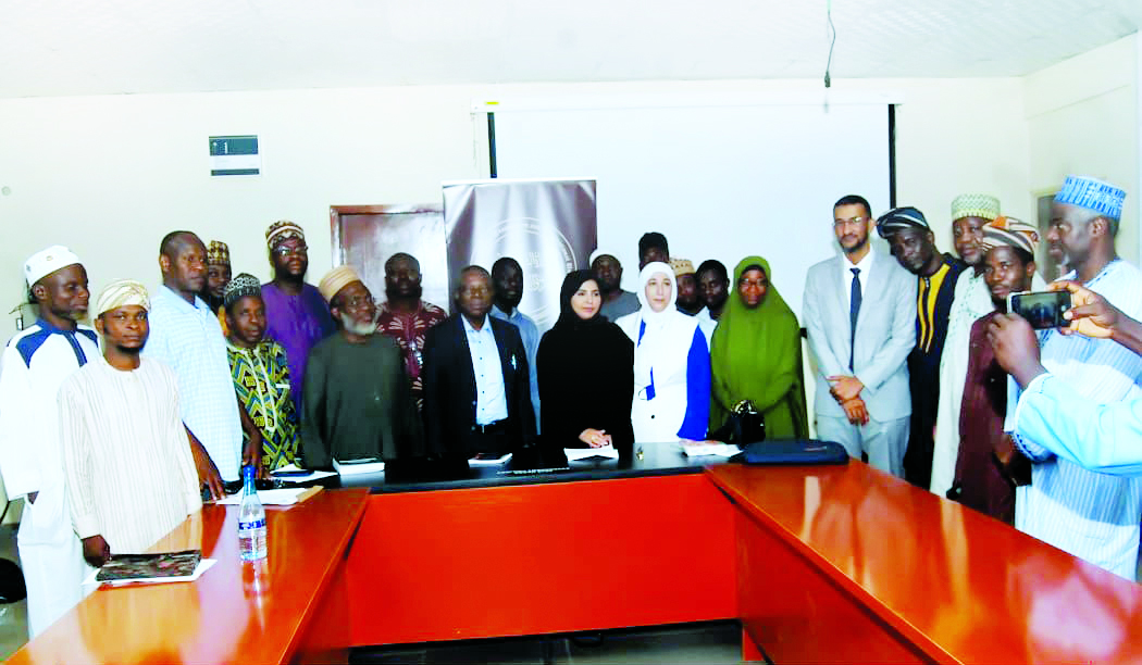 Official Spokesperson and Media Advisor for the Award Dr. Hanan Al Fayyad leading Sheikh Hamad Award’s media team during their visit to Nigeria.