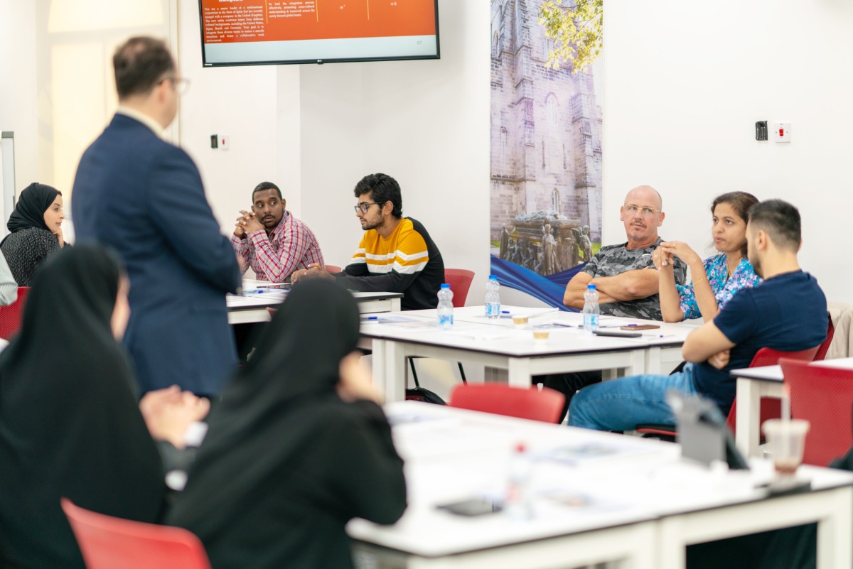 A workshop on  HR and Global Business Communications organised by AFG College with the University of Aberdeen.