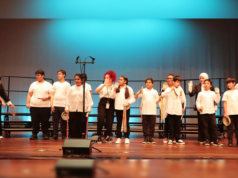 QF students performing during the Summer Serenades concert.