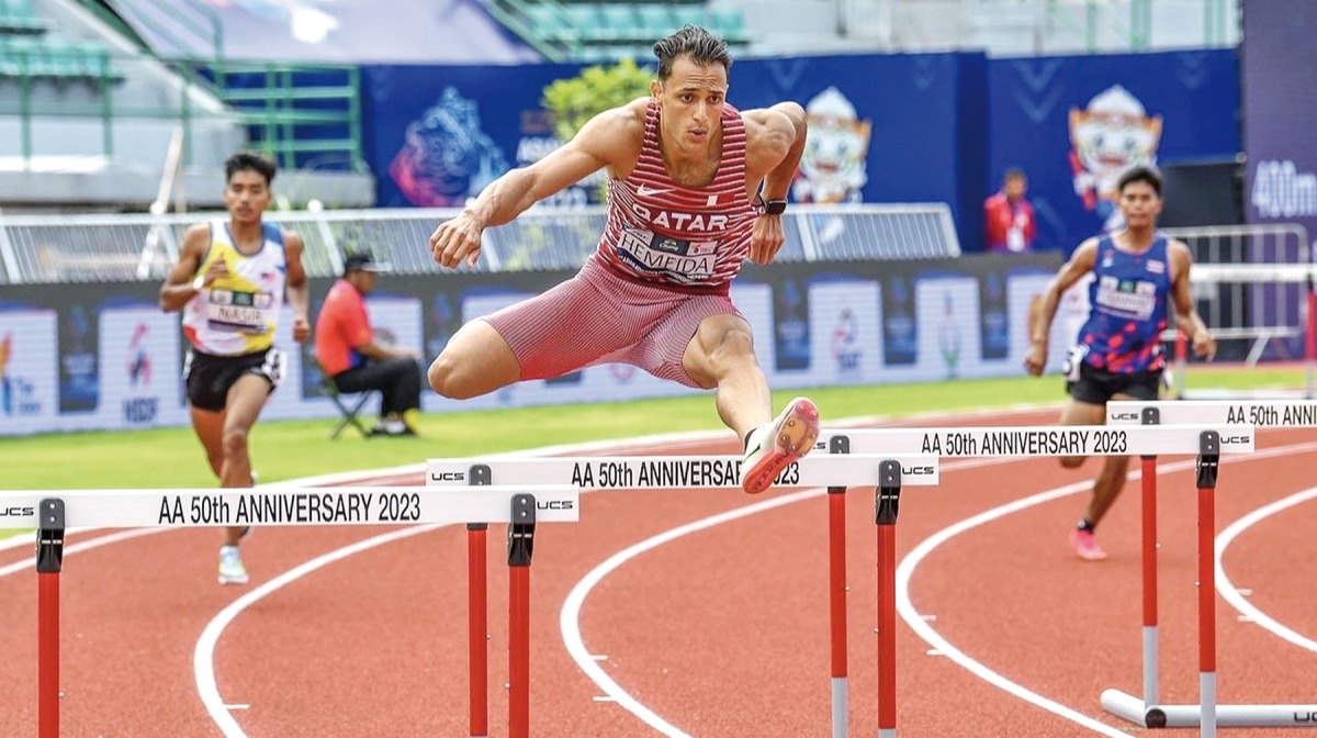 Bassem Hemeida is one of three Aspire Academy graduates who will  represent Qatar at the 2024 Olympics in Paris alongside high jumper Mutaz Barshim and 800m runner Abubaker Abdulla Haydar.