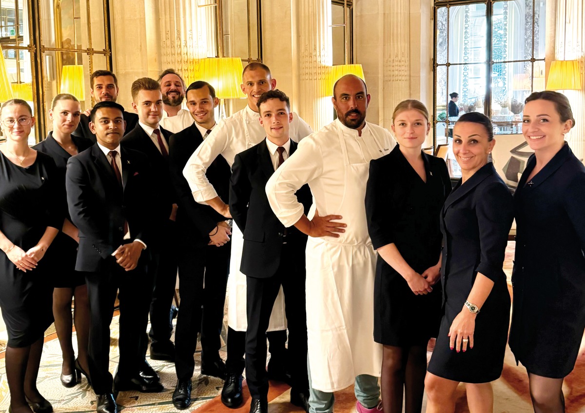 The Jiwan restaurant team at the Paris Olympics.