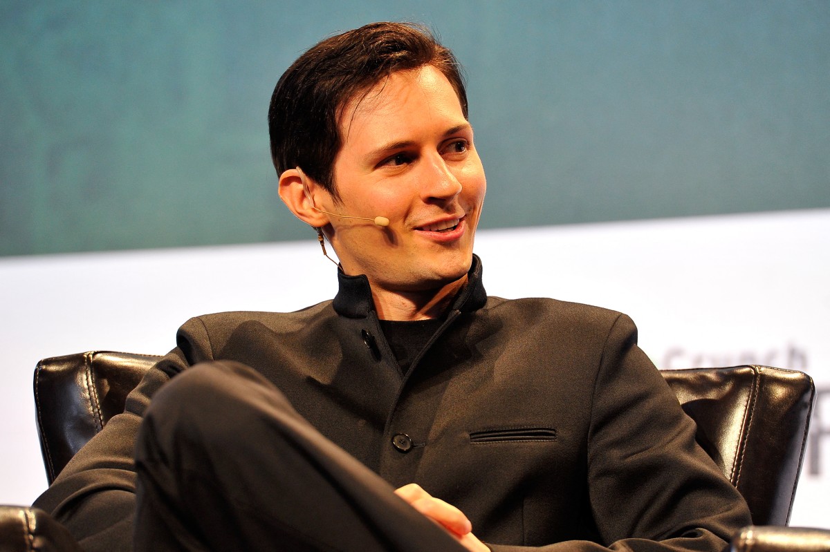 (FILES) Pavel Durov, CEO and co-founder of Telegram speaks onstage during day one of TechCrunch Disrupt SF 2015 at Pier 70 on September 21, 2015 in San Francisco, California. (Photo by Steve JENNINGS / GETTY IMAGES NORTH AMERICA / AFP)
