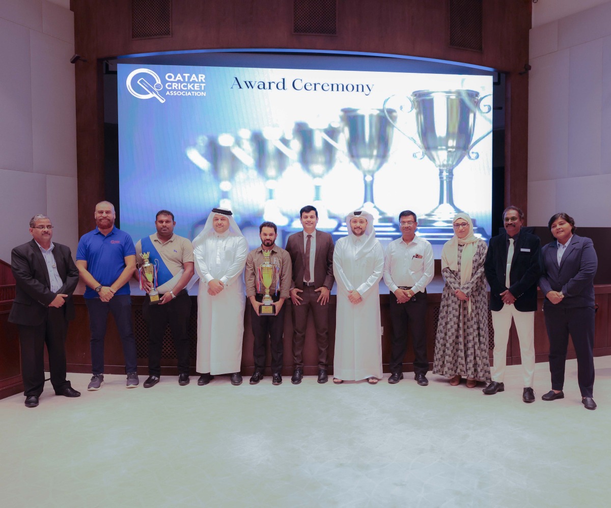 GWC received the trophy at the Lusail Hall, Olympic Tower.