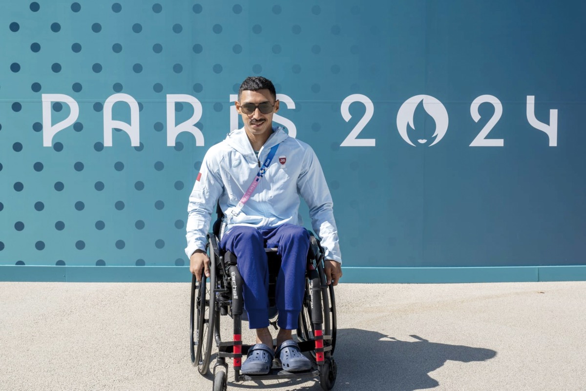 Qatar’s Ali Arshad will take part in 100m wheelchair event starting today. 