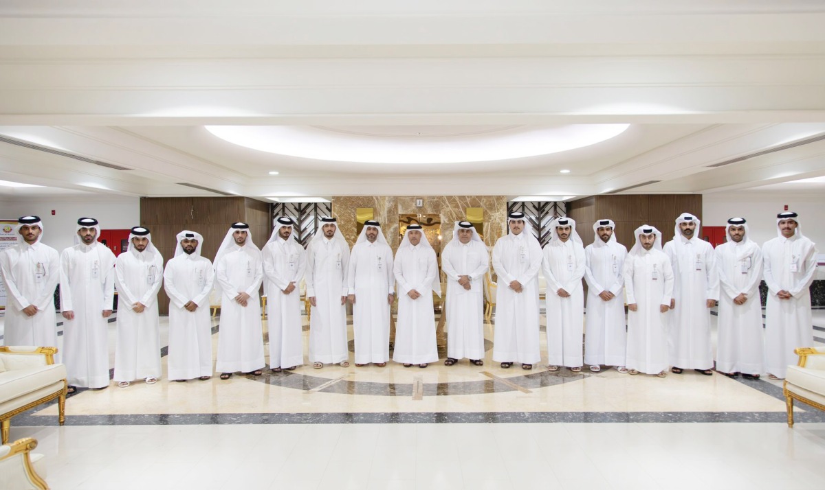 Attorney-General H E Dr. Issa bin Saad Al Jafali Al Nuaimi (centre) with the assistants of the public prosecution at the event.