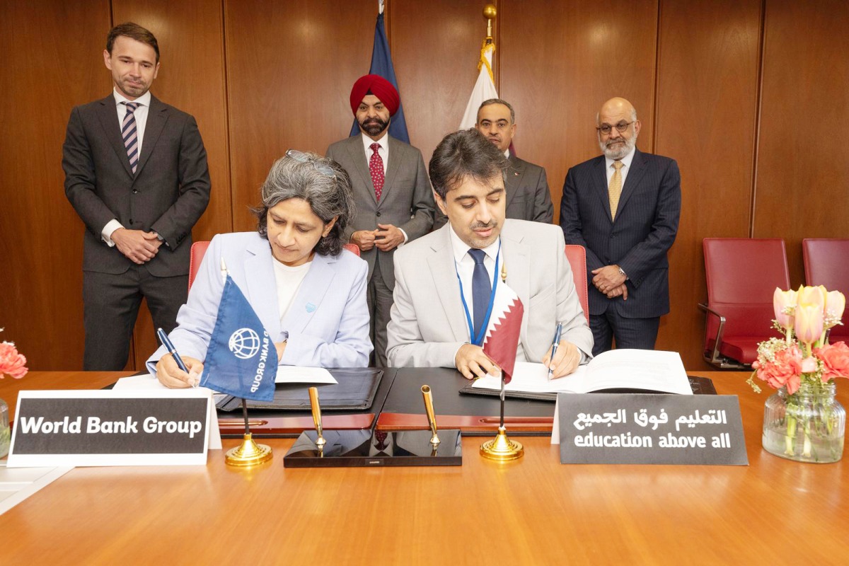 Officials during the partnership signing ceremony. 