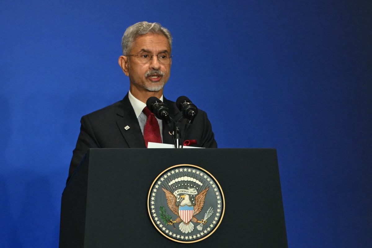 Photo used for demonstration purposes. Indian Foreign Minister Subrahmanyam Jaishankar speaks at the Global Coalition to Address Synthetic Drug Threats, in New York on September 24, 2024. Photo by ANDREW CABALLERO-REYNOLDS / AFP.