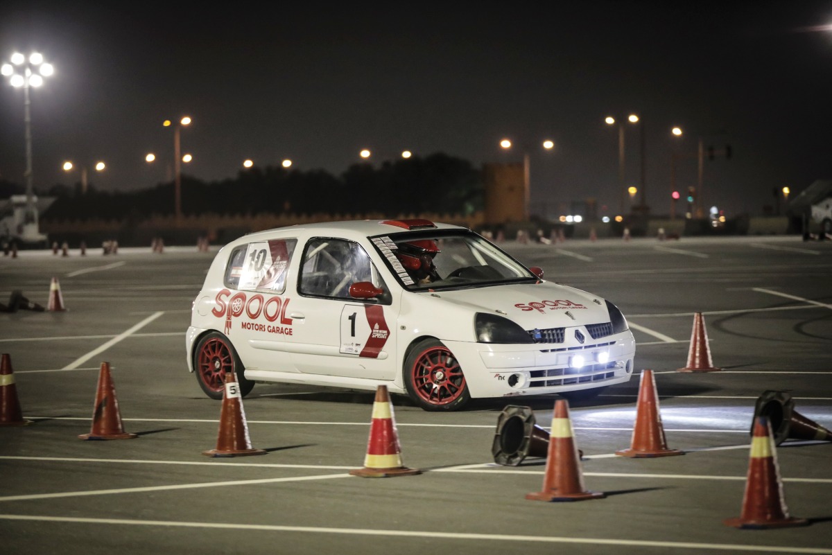 Action during the final round.