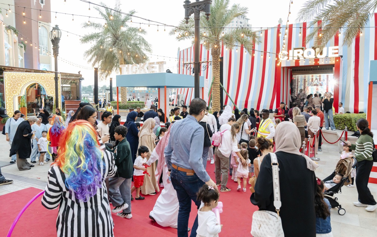 The circus extravaganza at Porto Arabia’s waterfront will continue until October 26.
