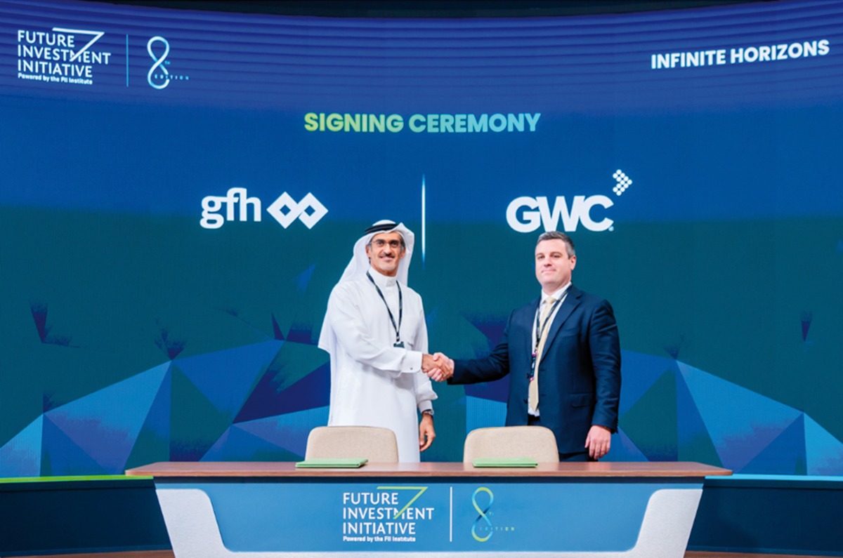 Officials during the signing ceremony.