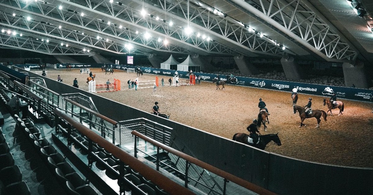 A file photo Longines Indoor Arena. 