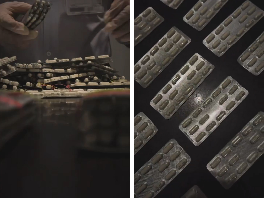 Screen grab of a video shared by Qatar Customs.