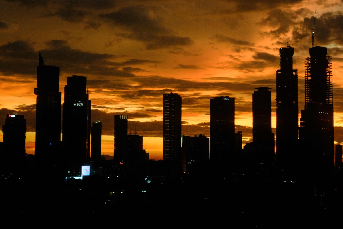 Buildings during sunset in Jakarta. File photo for representational purposes only.
