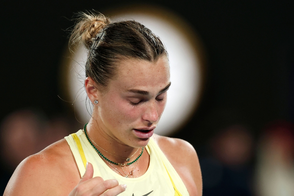 File photo of Aryna Sabalenka