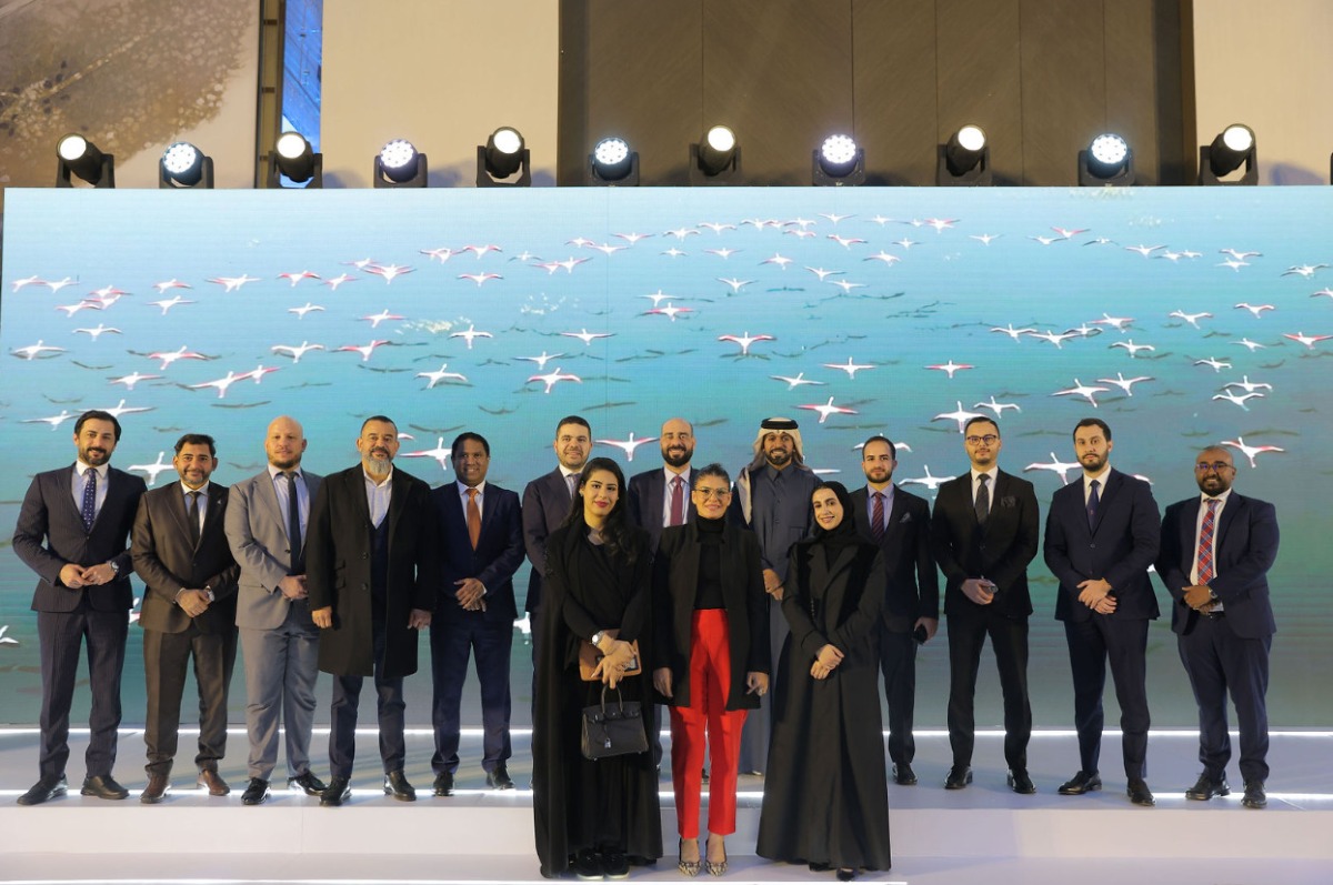 Officials and participants during the road show.