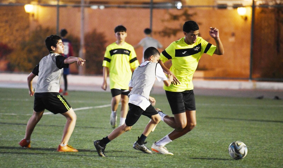 The teams consist of boys aged 10 to 14.