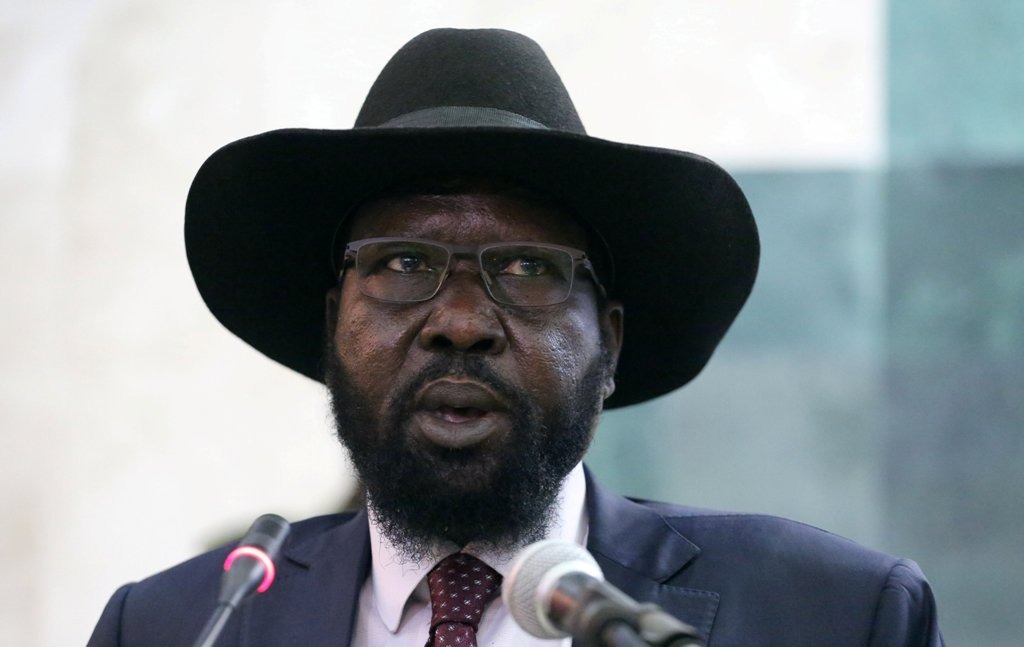 File photo: South Sudan's President Salva Kiir addresses the second session of the Transitional Government of National Unity (TGoNU) at the Parliament in South Sudan's capital Juba, February 21, 2017. REUTERS/Jok Solomon
