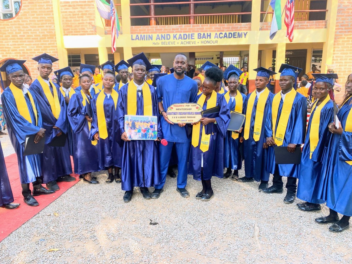 The GU-Q alumnus has launched a bridge program at Lamin and Kadie Bah Academy in Sierra Leone.