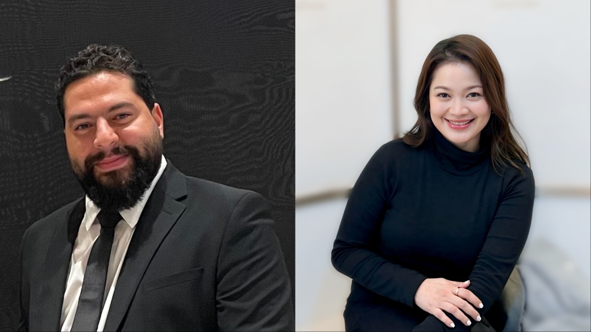 Ahmed Atta (left) and Lourdes Dolor. 