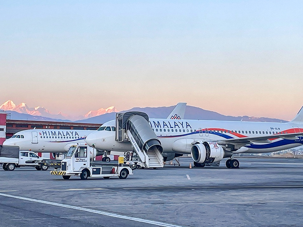 Pic from Himalaya Airlines official social media handles.