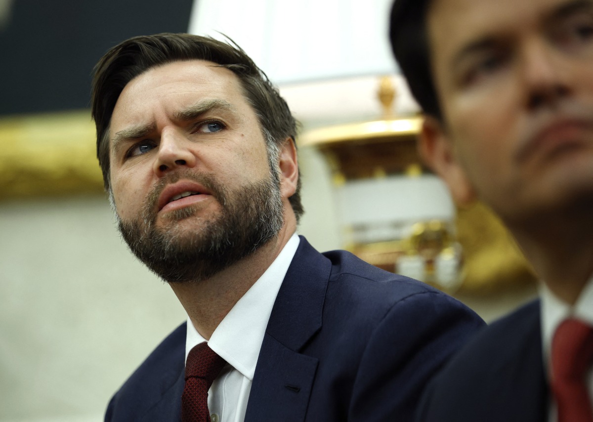 Photo used for representational purposes. U.S. Vice President JD Vance in the Oval Office of the White House on April 7, 2025 in Washington, DC. Photo by Kevin Dietsch / GETTY IMAGES NORTH AMERICA / Getty Images via AFP.