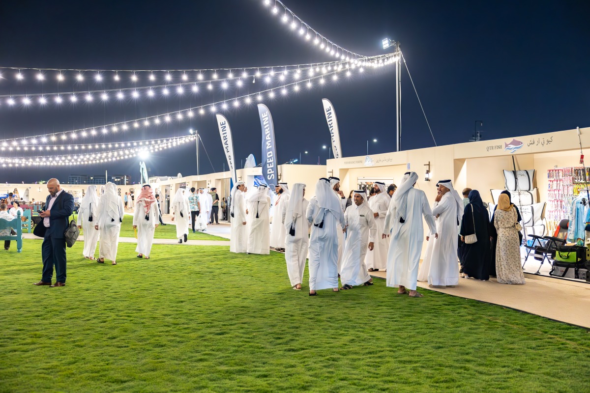 A view of the exhibition at the Mina Park. 