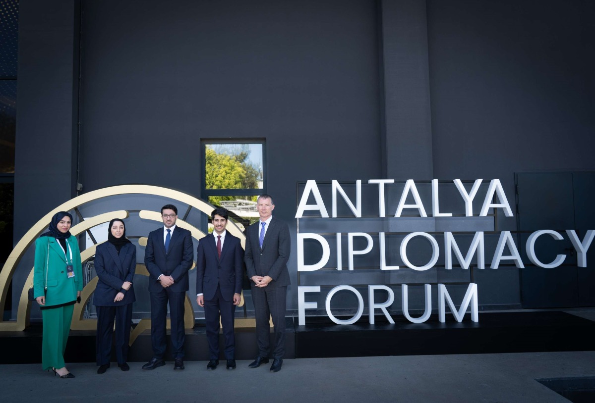 Doha Forum team at the Antalya Diplomacy Forum.