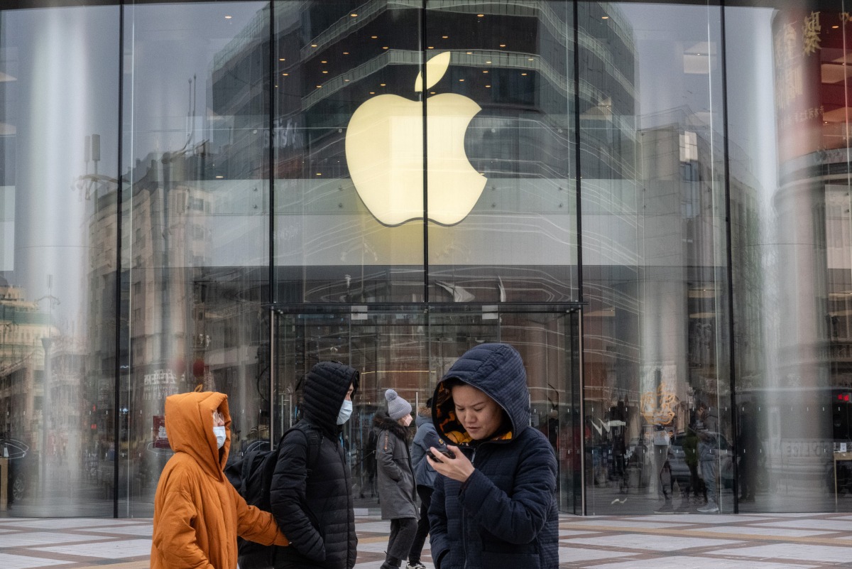 An Apple Inc. store in Beijing. MUST CREDIT: Gilles Sabrié/Bloomberg