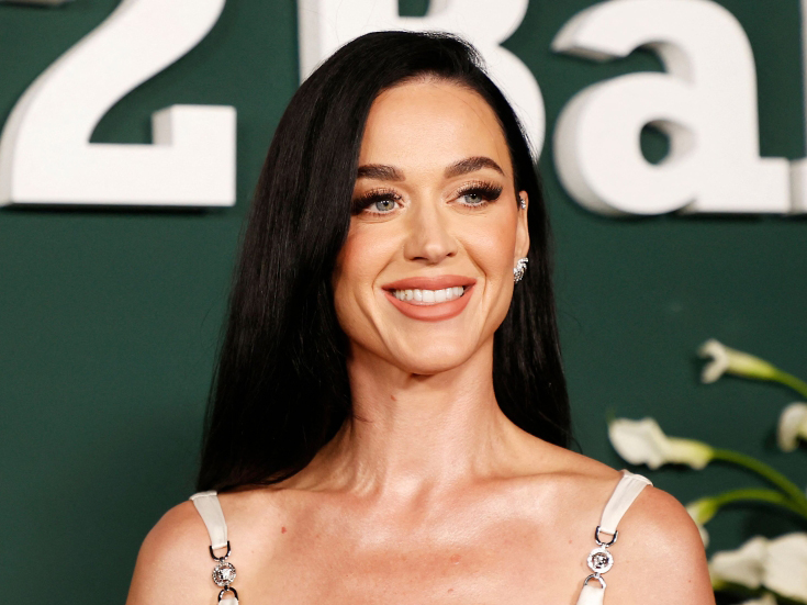 (Files) US singer Katy Perry attends the Baby2Baby gala at Pacific Design Center in West Hollywood, California, November 9, 2024. (Photo by Michael Tran / AFP)

