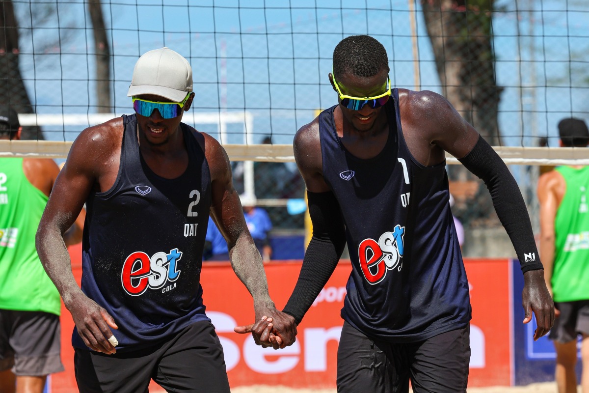 Qatar will be represented Cherif Younousse and Ahmed Tijan (pictured).