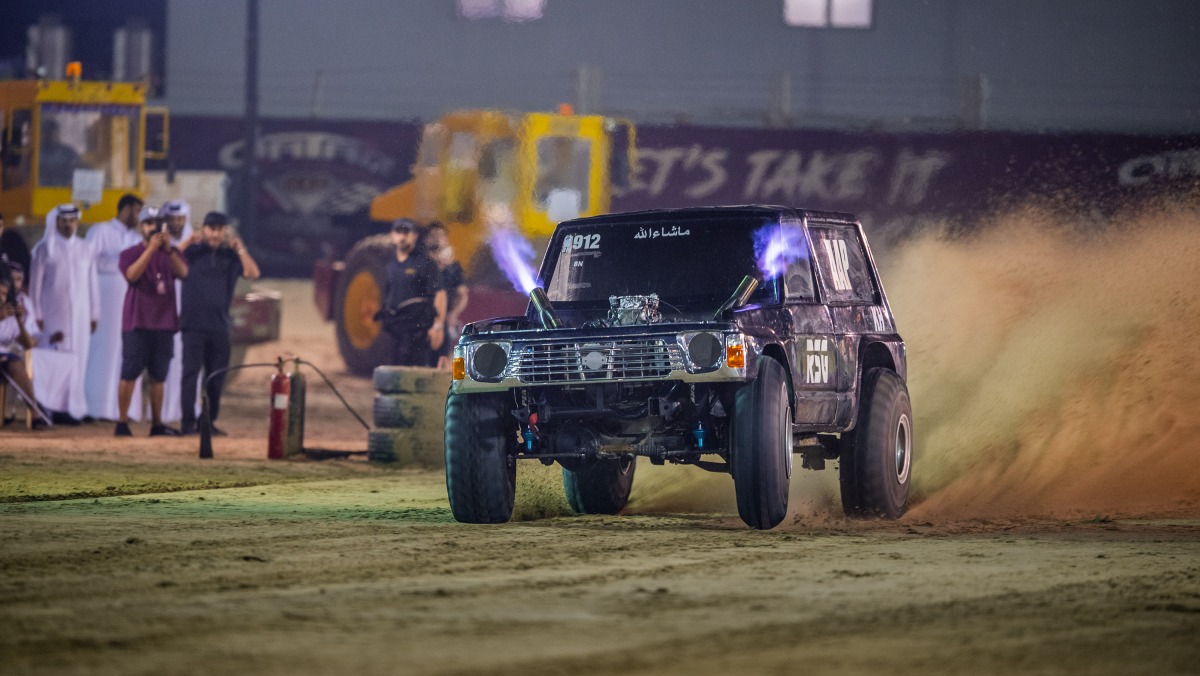 Action during the final round.