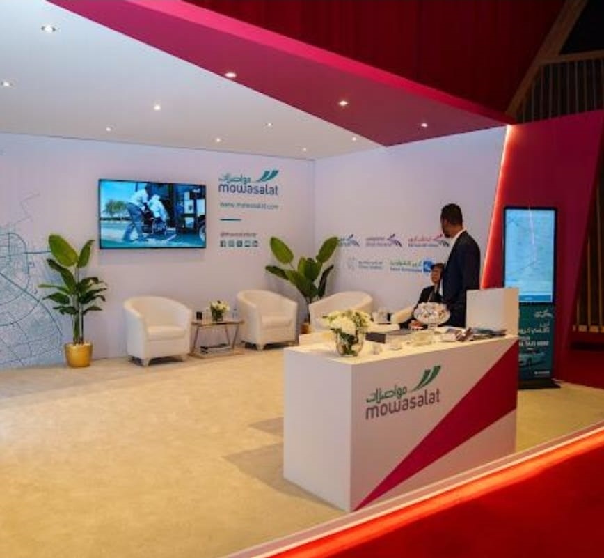 Mowasalat (Karwa) stand during the conference.