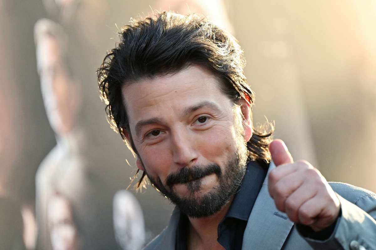 Mexican actor Diego Luna attends the launch event for the second season of Lucasfilm's 