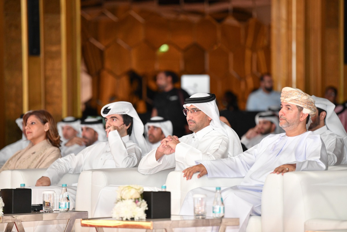 Minister of Justice and Minister of State for Cabinet Affairs H E Ibrahim bin Ali Al Mohannadi with other dignitaries during the seminar.