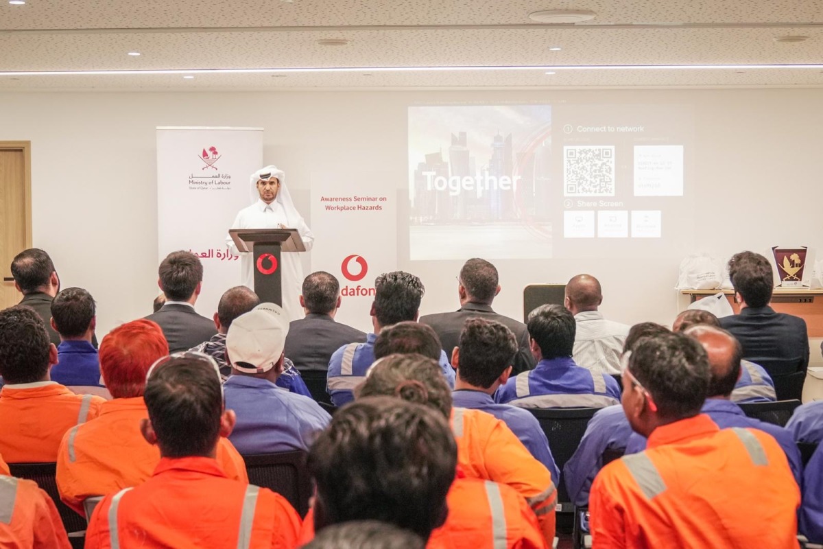 An official speaking during the seminar.