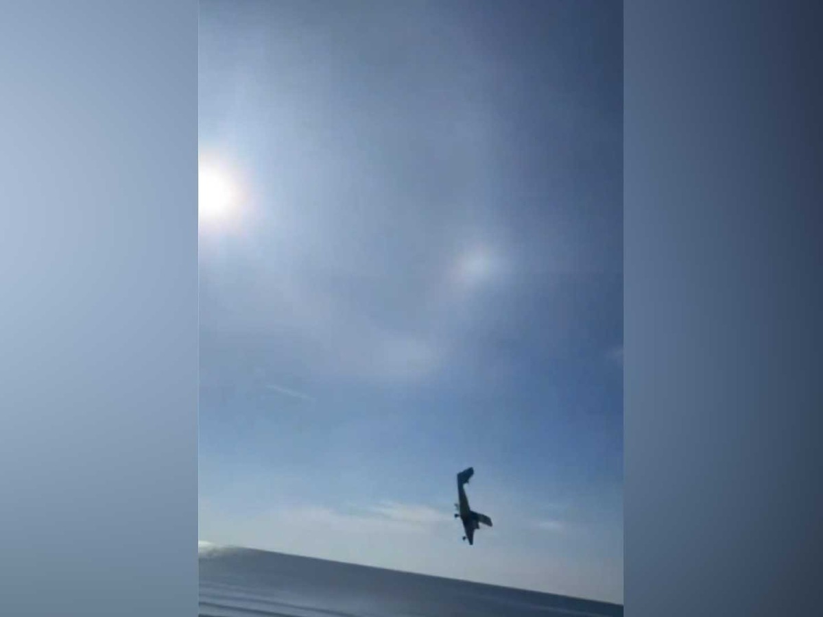 Screen grab of videos shared on social media