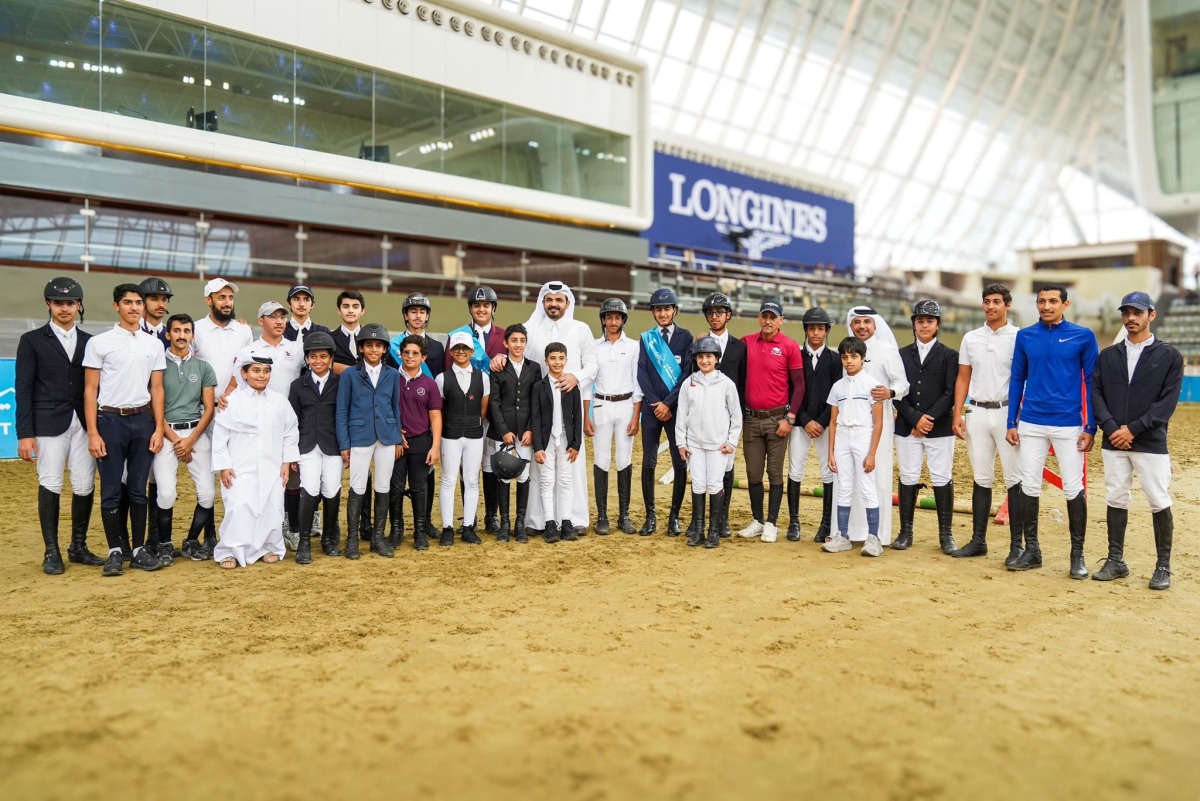 President of the Qatar Olympic Committee and Chairman of Al Shaqab H E Sheikh Joaan bin Hamad Al Thani congratulated the riders on their qualification.
