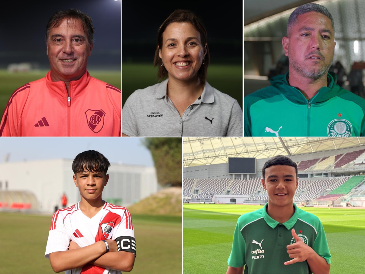 Clockwise from top left: Juan Borelli, Fabimar Benavides, Wellington Ramos, Thiago Marin and Gustavo Bertozzi