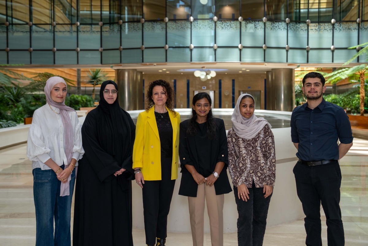 Sidra Medicine officials on the occasion. 